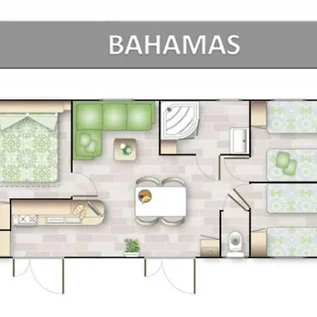 Zecamping 4 Etoiles 1km Espace Aquatique Mobil-home Tv 29m2 Campingplads 4*
